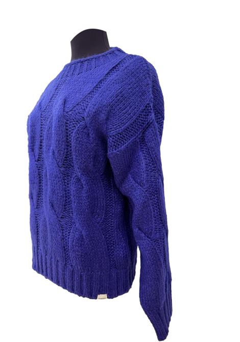 Crew-neck jumper with braids ROY ROGER'S | sweaters | A19RND503C7530000157